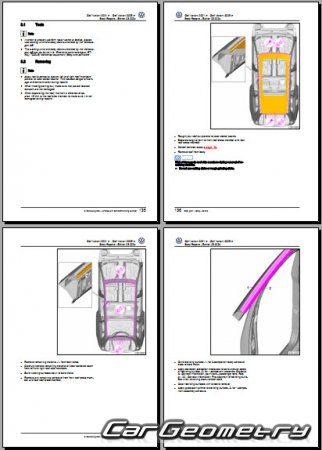 �������� ������� Volkswagen Golf Variant 2021-2026 Body Repair Manual