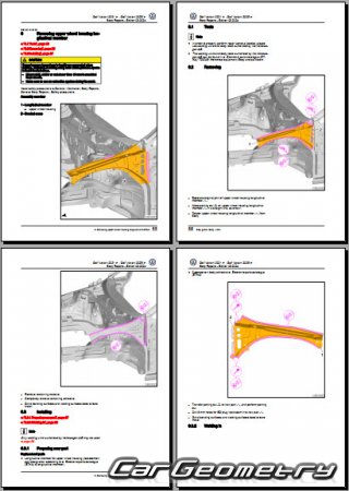 �������� ������� Volkswagen Golf Variant 2021-2026 Body Repair Manual