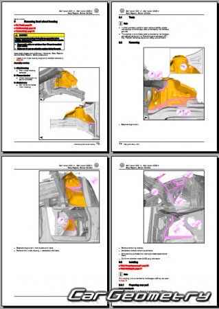 �������� ������� Volkswagen Golf Variant 2021-2026 Body Repair Manual