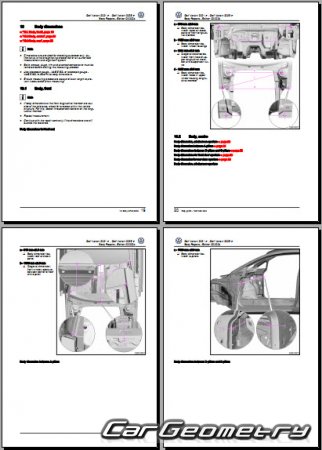 �������� ������� Volkswagen Golf Variant 2021-2026 Body Repair Manual