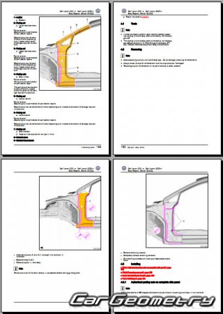 �������� ������� Volkswagen Golf Variant 2021-2026 Body Repair Manual