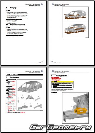 �������� ������� Volkswagen Golf Variant 2021-2026 Body Repair Manual