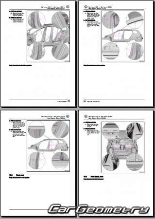 �������� ������� Volkswagen Golf Variant 2021-2026 Body Repair Manual