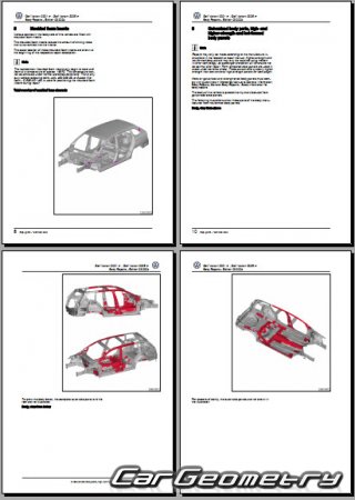 �������� ������� Volkswagen Golf Variant 2021-2026 Body Repair Manual