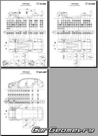 �������� ������� Volkswagen Golf Variant 2021-2026 Body Repair Manual