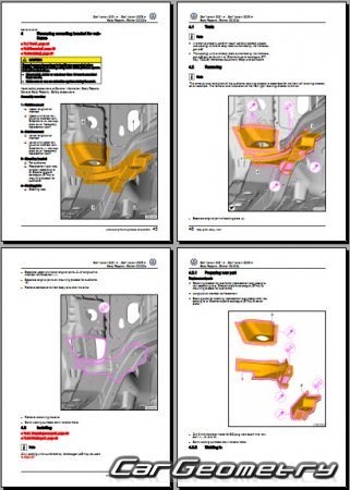 �������� ������� Volkswagen Golf Variant 2021-2026 Body Repair Manual