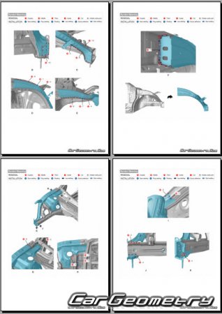 Hyundai Tucson SWB (NX4e) 2021-2027 Body Repair Manual