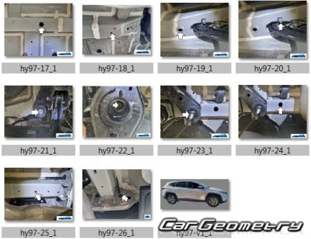 ������� ������ Hyundai Tucson (NX4) 2021-2027 Body Repair Manual
