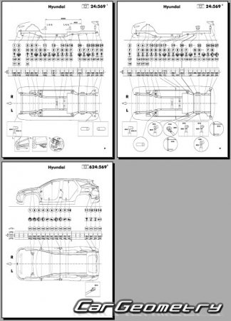 ������� ������ Hyundai Tucson (NX4) 2021-2027 Body Repair Manual