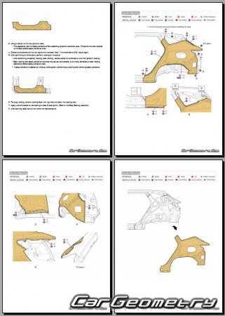 ������� ������ Hyundai Tucson (NX4) 2021-2027 Body Repair Manual