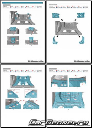 ������� ������ Hyundai Tuscon HEV (NX4e) 2021-2027 Body Repair Manual
