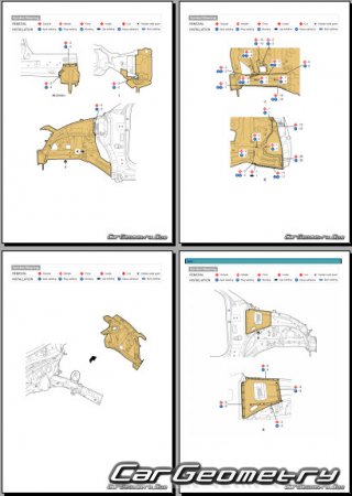 ������� ������ Hyundai Tuscon HEV (NX4e) 2021-2027 Body Repair Manual