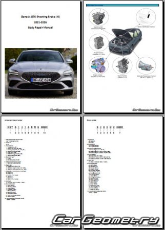 Genesis G70 Shooting Brake (IK) 2021-2026 Body Repair Manual