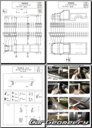 ������� ������ Toyota Hilux 2020-2025 Collision Repair manual