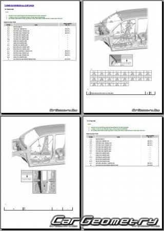 ������� ������ Toyota Hilux 2020-2025 Collision Repair manual