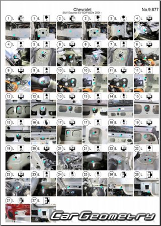 �������� ������� Chevrolet Equinox EV 2024�2030 Body dimensions