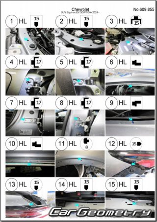�������� ������� Chevrolet Equinox EV 2024�2030 Body dimensions