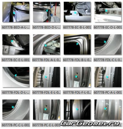 ������� ������ Ford Ranger 2023-2030 Body dimensions