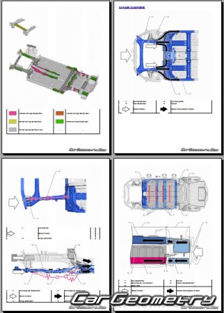 �������� ������� Toyota bZ bZ4X 2024-2027 Collision Repair Manual