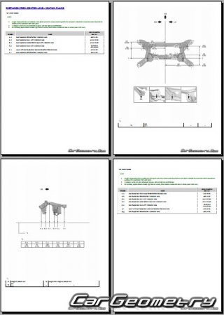 �������� ������� Toyota bZ bZ4X 2024-2027 Collision Repair Manual