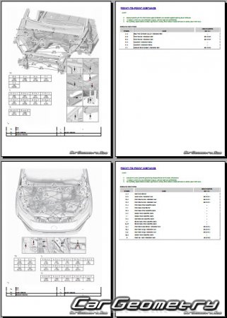 �������� ������� Toyota bZ bZ4X 2024-2027 Collision Repair Manual