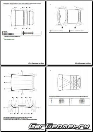 �������� ������� Toyota bZ bZ4X 2024-2027 Collision Repair Manual