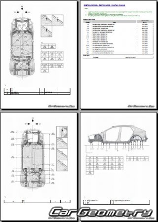 �������� ������� Toyota bZ bZ4X 2024-2027 Collision Repair Manual