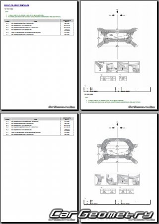 �������� ������� Toyota bZ bZ4X 2024-2027 Collision Repair Manual