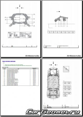 �������� ������� Toyota bZ bZ4X 2024-2027 Collision Repair Manual