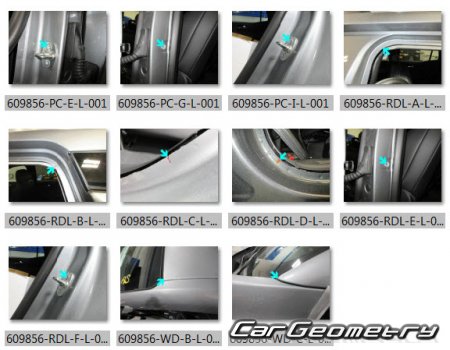 �������� ������� GMC Terrain 2025-2030 Body dimensions