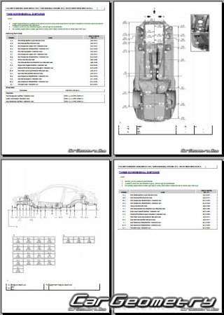Lexus RC200T, RC300, RC350 2021-2025 Collision Repair manual