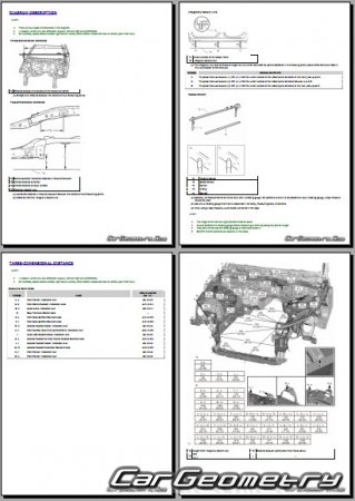 Lexus RC200T, RC300, RC350 2021-2025 Collision Repair manual