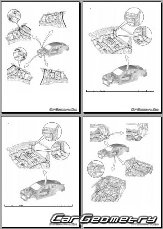 Lexus RC200T, RC300, RC350 2021-2025 Collision Repair manual