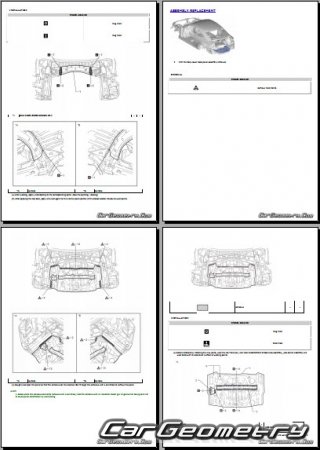 Lexus RC200T, RC300, RC350 2021-2025 Collision Repair manual