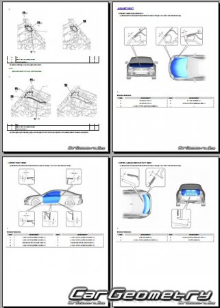 Lexus RC200T, RC300, RC350 2021-2025 Collision Repair manual