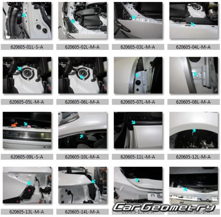 Lexus RC200T, RC300, RC350 2021-2025 Collision Repair manual