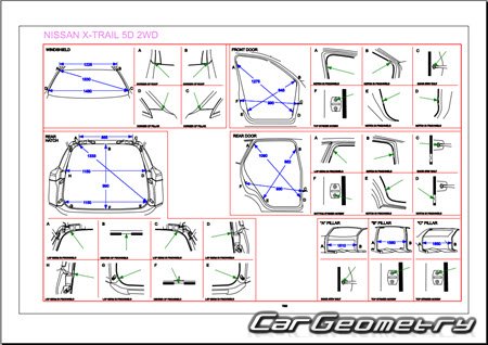 Nissan X-Trail e-POWER (T33) 2023-2027 (RH) Body dimensions Nissan X-Trail e-POWER (T33) 2023-2027 (RH) Body dimensions