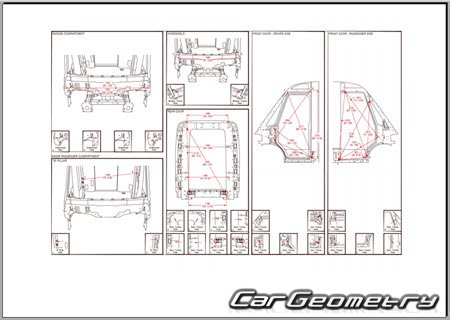������� ������ Rivian EDV 500 2023-2029 Body dimensions