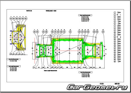 �������� ������� Mercedes EQE-Class (X294) SUV � 2022 Body dimensions 