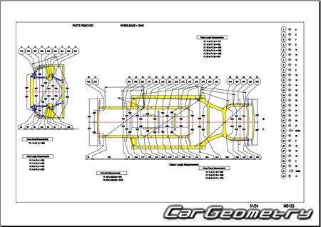 Mercedes E-Class Sedan (W214) � 2023 Body dimensions