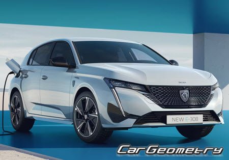 �������� ������� Peugeot e-308 (EP51) 2022-2025, ������� ������ ���� �308