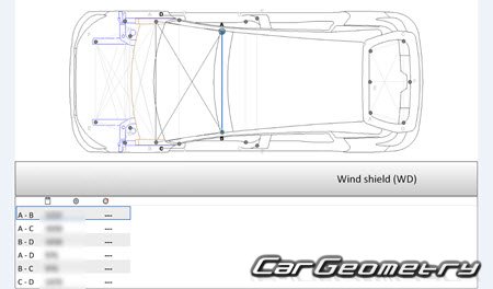 Размеры кузова Smart #1 2022-2028 Body dimensions Размеры кузова Smart #1 2022-2028 Body dimensions