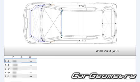 Subaru R1 (RJ1 RJ2) 2004-2010 (RH Japanese market) Body dimensions Subaru R1 (RJ1 RJ2) 2004-2010 (RH Japanese market) Body dimensions