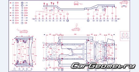 BMW X4 M (F98) 2019�2024 Body dimensions