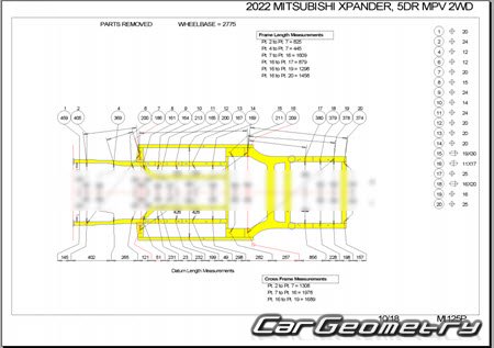 Mitsubishi Xpander 2018-2024 Body Repair Manual
