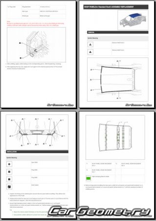 ������� ������ Toyota C-HR+ 2025-2030 Collision shop manual