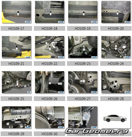 �������� ������� Honda Accord (CY1) 2023-2029 Body Repair Manual