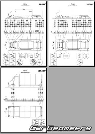 �������� ������� Rivian EDV 700 2023-2029 Body dimensions