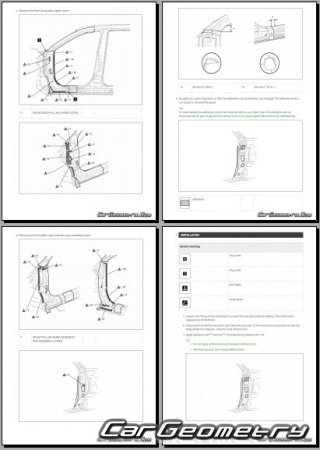 �������� ������� Toyota RAV4 (XA60) 2026-2031 Collision Repair Manual
