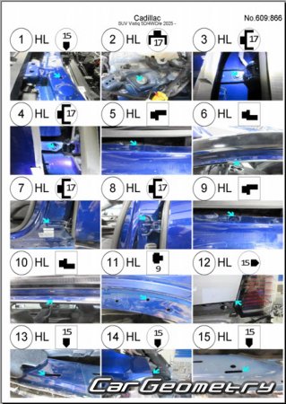 �������� ������� Cadillac Vistiq � 2025 Body dimensions